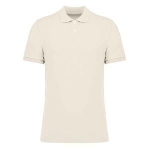 Native Spirit Mens Pique Polo Shirt / Ivory